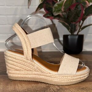 MIA Brittni Women's Tan Wedge Sandals